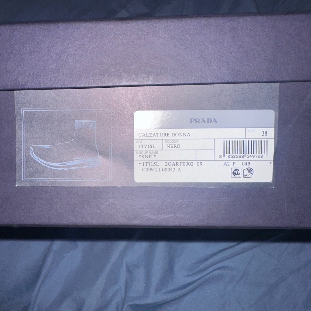 Prada Black Calzature Donna Shoes